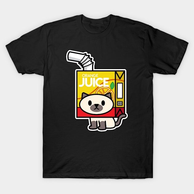 Orange Juice Cat T-Shirt by Chibi Pops